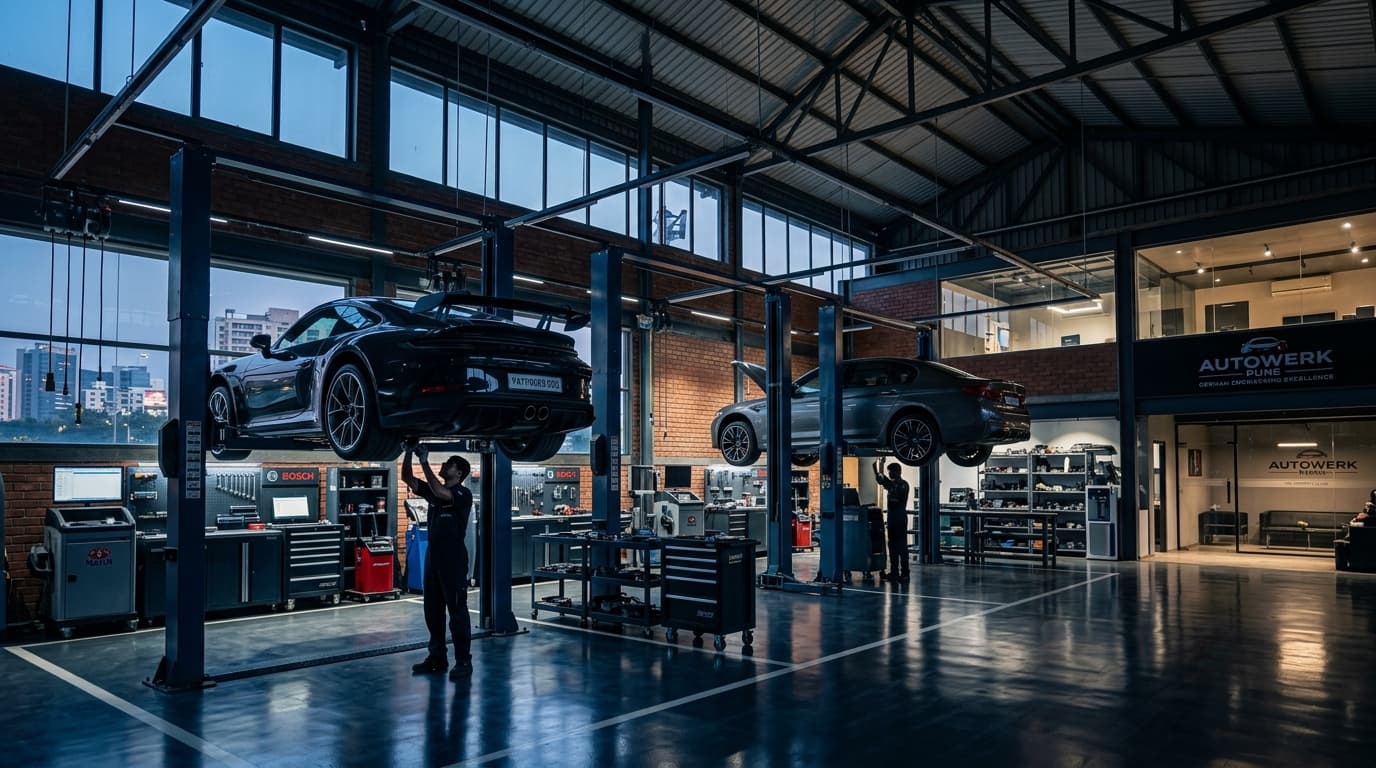 IS Motors Undri workshop atelier in Undri, Pune